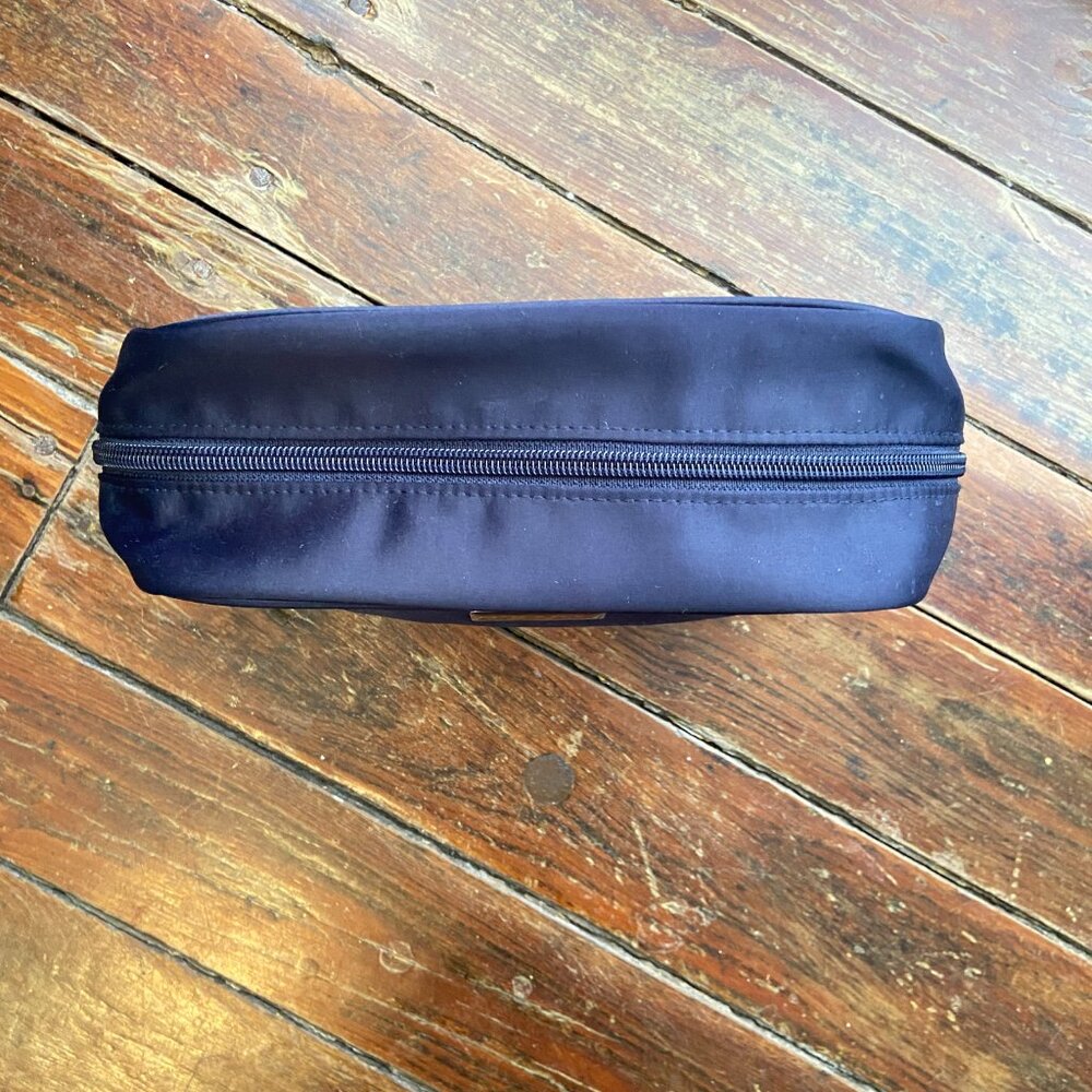 Prada Parfums Bag Black Cosmetic Makeup Toiletry Travel Pouch EUC - Picture 4 of 10
